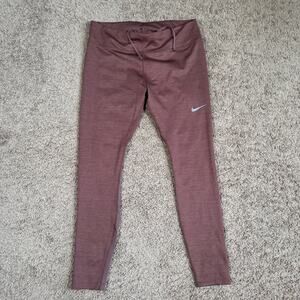 Nike Tights Epic Faster Mid-Rise Running Athletic Pants DB4377-231 Women XL